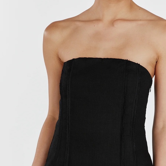 NWT strapless linen dress - Picture 5 of 5